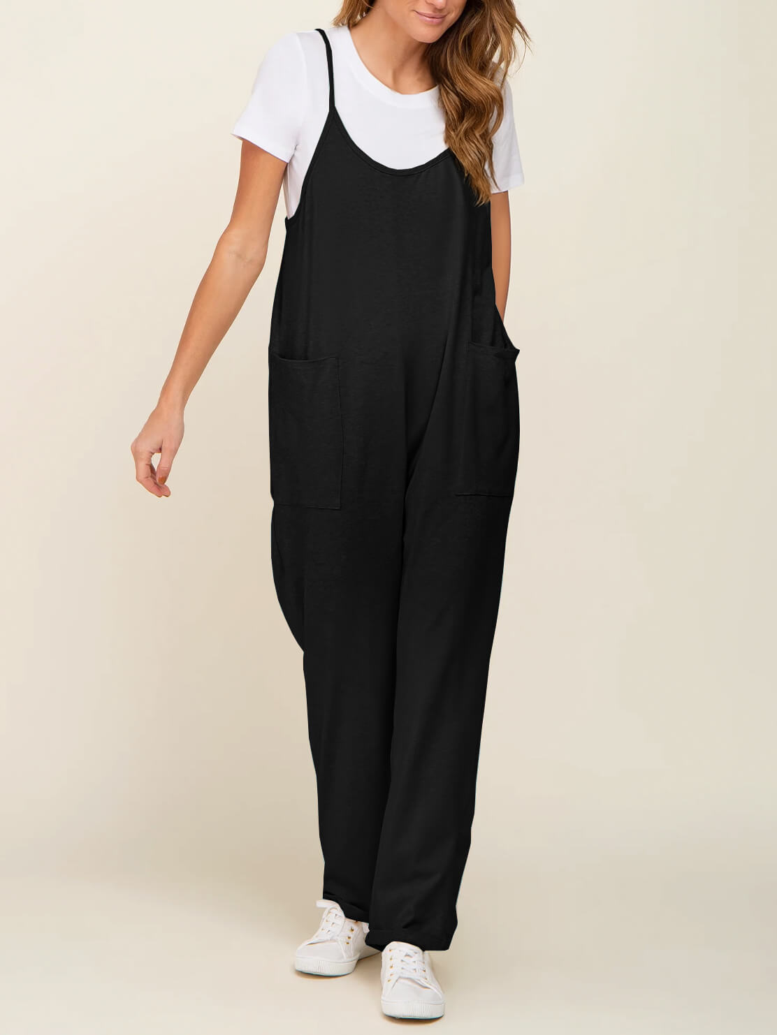 Baby Bump Oversized Jumpsuit - Maternity & Postpartum