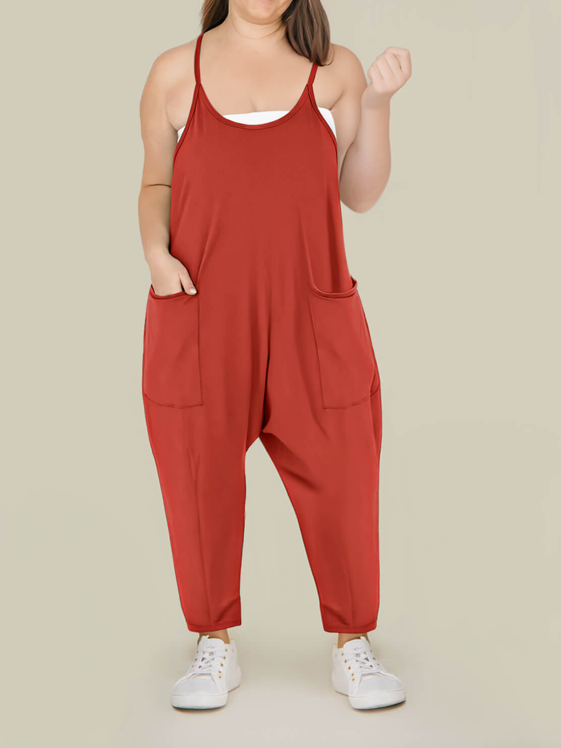 Baby Bump Oversized Jumpsuit - Maternity & Postpartum