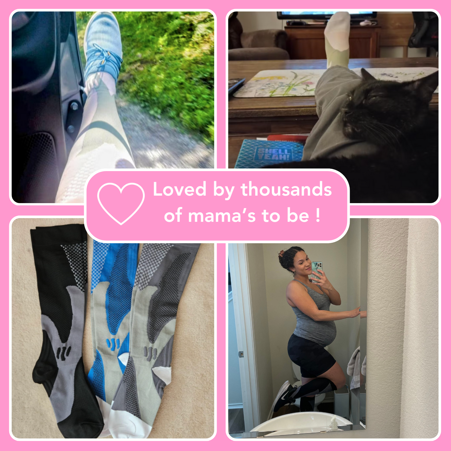 Baby Bump Compression Socks