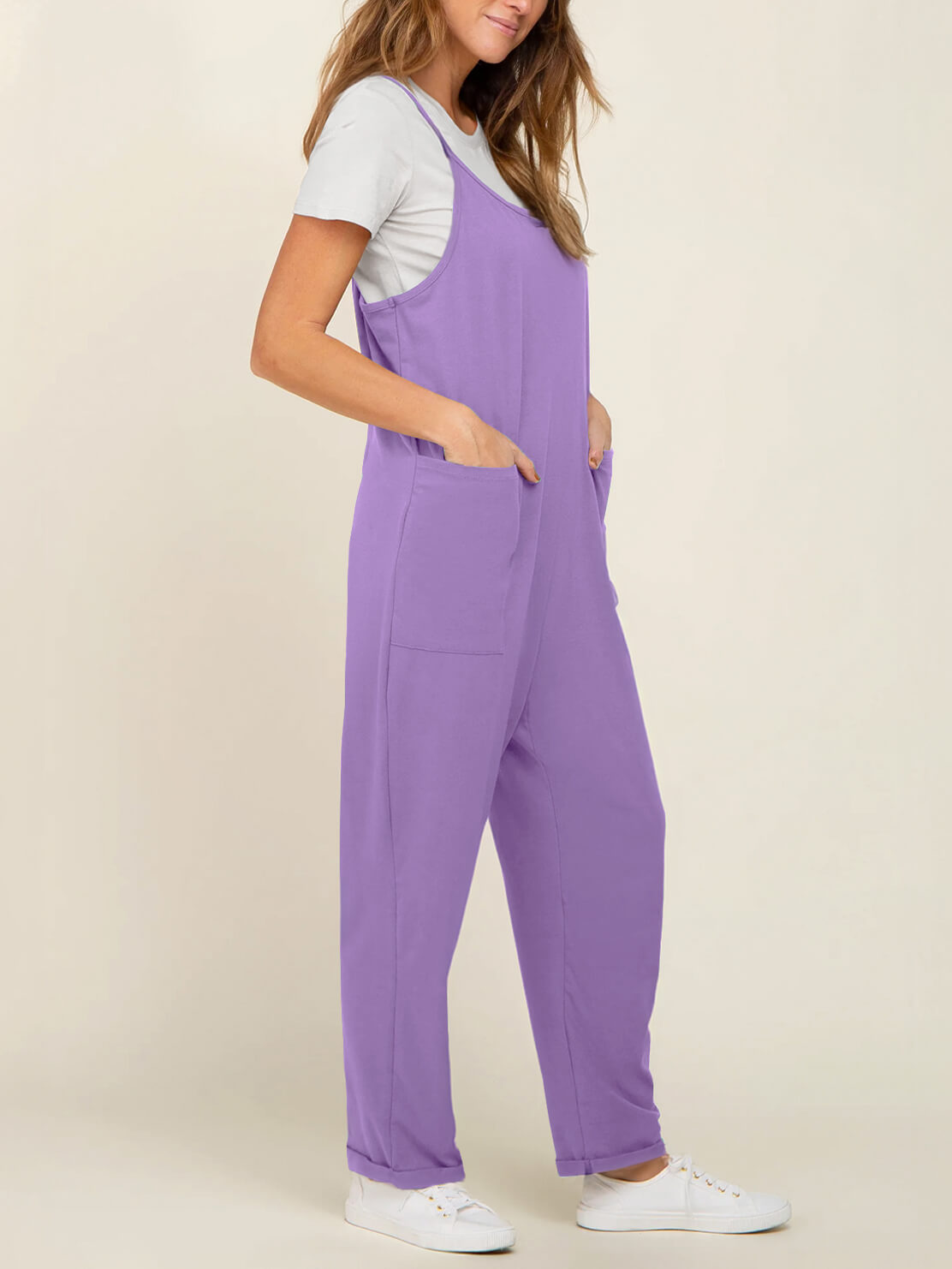 Baby Bump Oversized Jumpsuit - Maternity & Postpartum